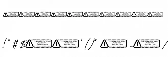 Black Ashpalt फ़ॉन्ट अन्य घर का काम