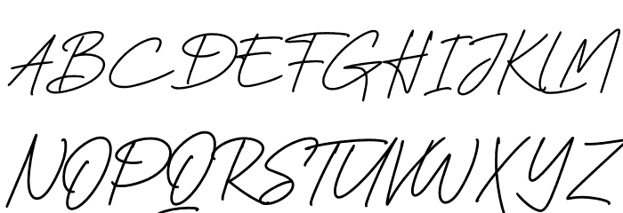 Black Ashpalt Font UPPERCASE