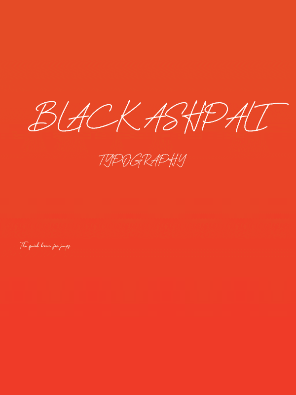 Black Ashpalt Poster