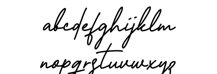 Black Ashpalt Font LOWERCASE