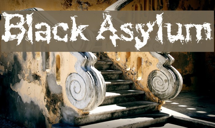 Black Asylum Font examples