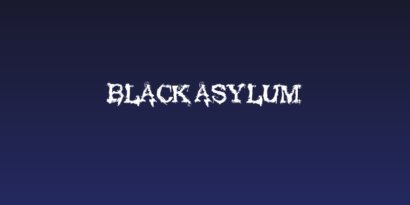 Black Asylum Social Header
