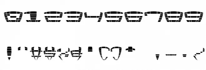 Black Audio Font OTHER CHARS