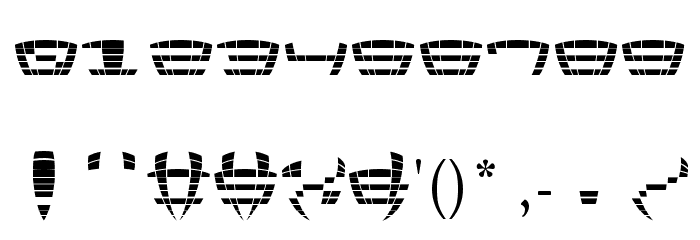 Black Audio Font OTHER CHARS