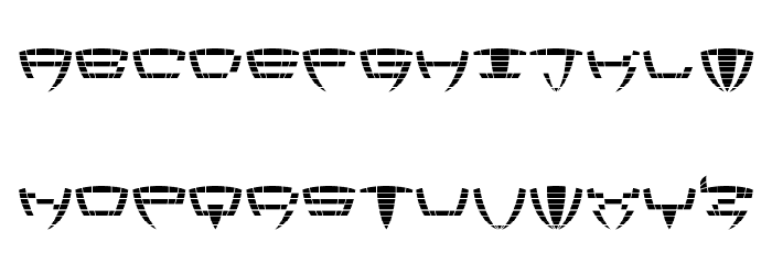 Black Audio Font LOWERCASE