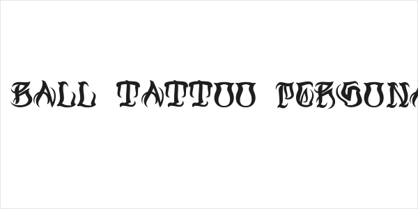 Black Ball Tattoo Personal Use Logo