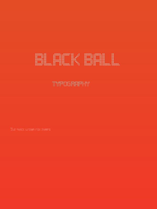 Black Ball Poster