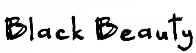 Black Beauty  Fuentes Gratis Descargar