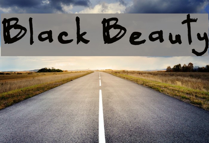 Black Beauty Font examples