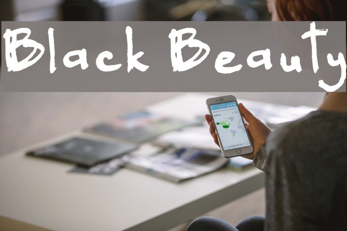 Black Beauty Font examples