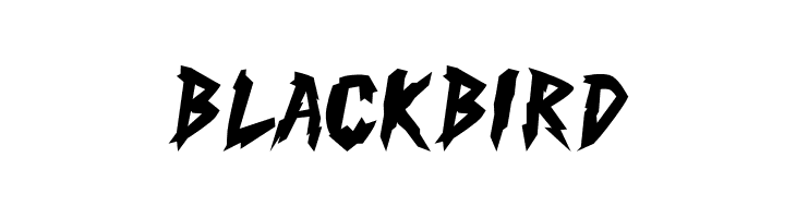 Black Bird  font caratteri gratis