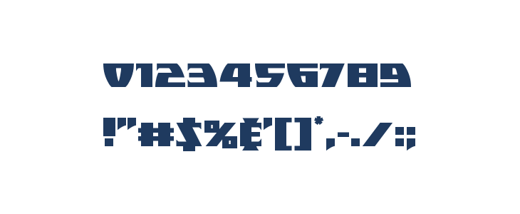 Black Bishop Condensed Other Characters