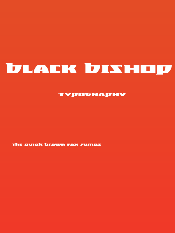 Black Bishop Expanded Poster