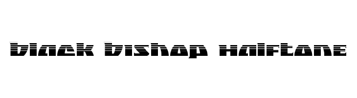 Black Bishop Halftone  免费字体下载