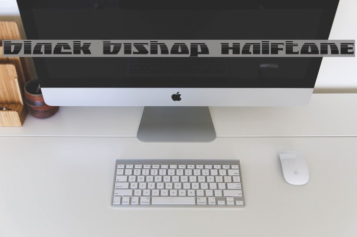 Black Bishop Halftone Example 1