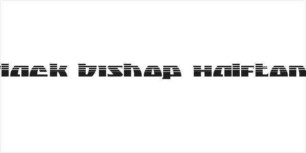 Black Bishop Halftone Logo