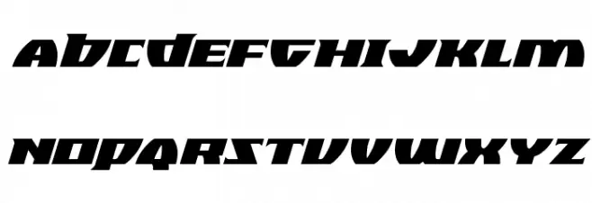 Black Bishop Italic Fonte MAIÚSCULAS