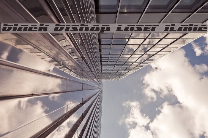 Black Bishop Laser Italic Example 3
