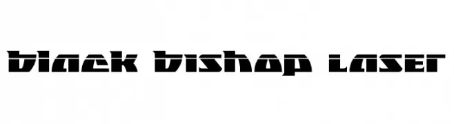 Black Bishop Laser  تنزيل الخطوط