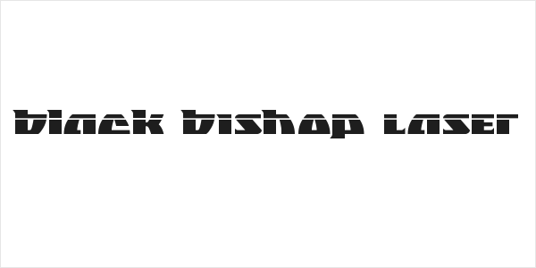 Black Bishop Laser Logo