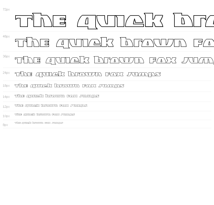 Black Bishop Outline Waterfall