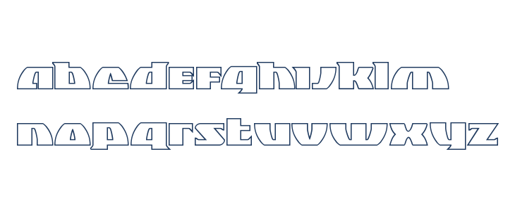 Black Bishop Outline Lowercase