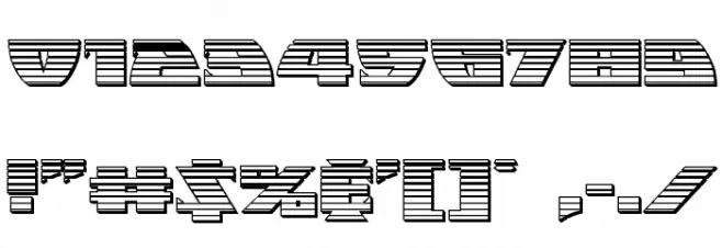 Black Bishop Platinum Font OTHER CHARS