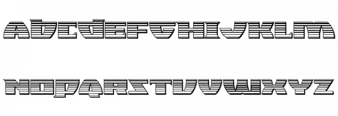 Black Bishop Platinum フォント 大文字