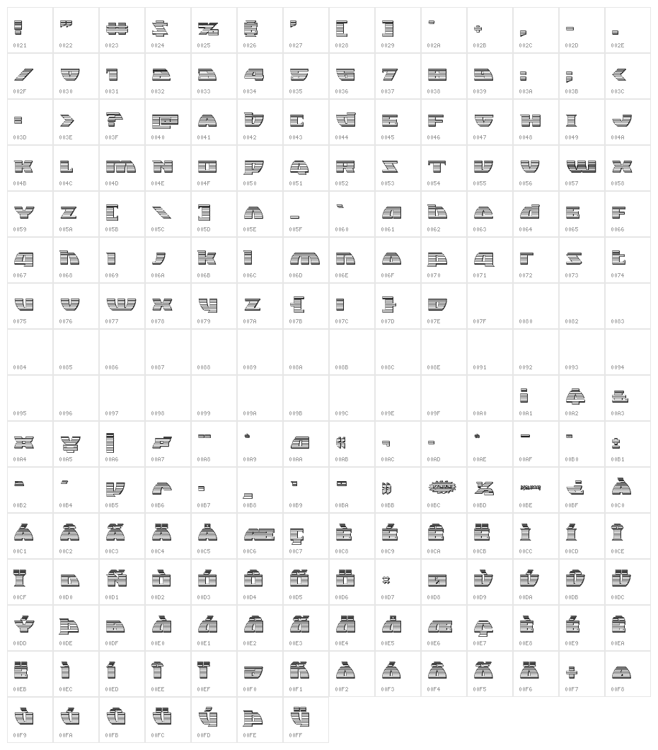 Black Bishop Platinum Character Map