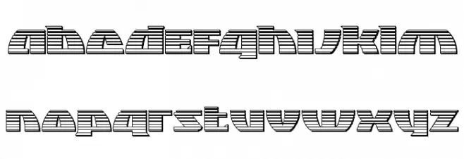 Black Bishop Platinum Caratteri MINUSCOLO