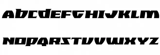 Black Bishop Semi-Italic Fonte MAIÚSCULAS