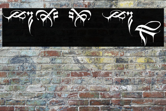 Black Blood Ornament Example 2