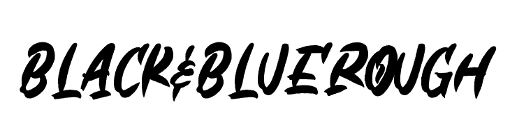 Black & Blue Rough  Frei Schriftart Herunterladen