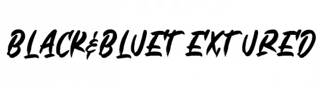 Black & Blue Textured  Free Fonts Download