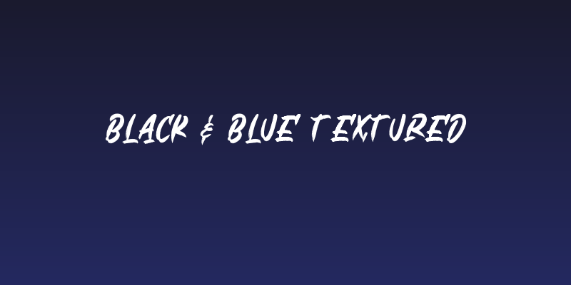 Black & Blue Textured Social Header