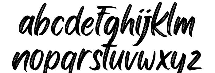 Black Bones Personal Use Font LOWERCASE