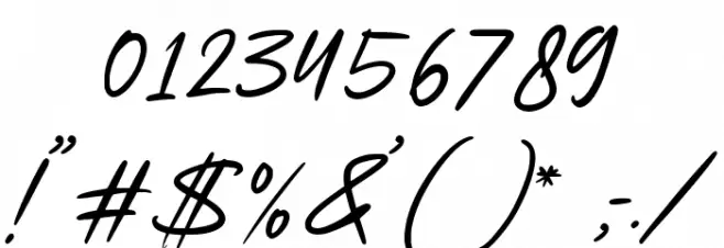 Black Bounars Font OTHER CHARS