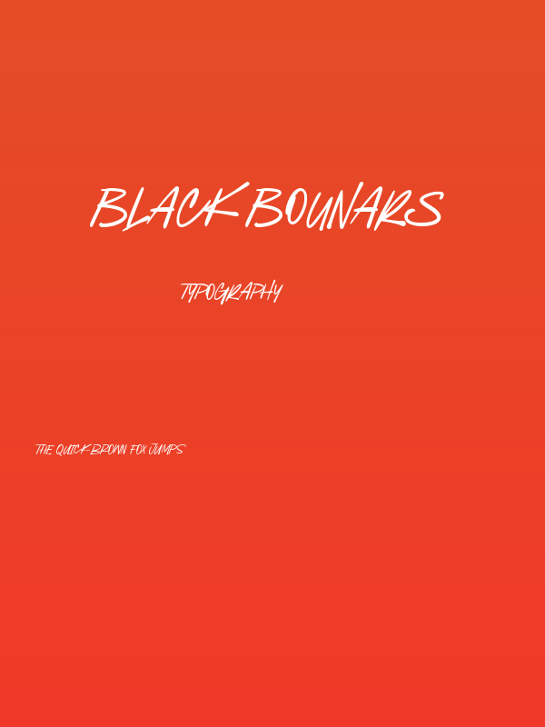 Black Bounars Poster