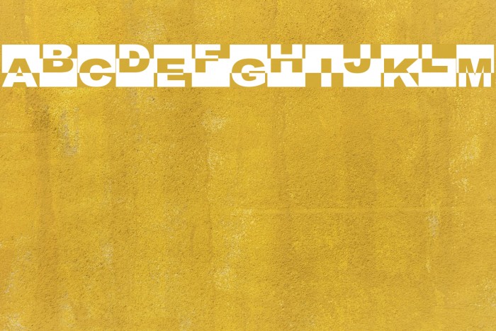 Black Box Schriftart examples