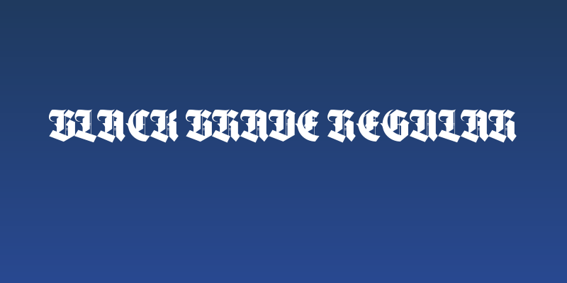 Black Brave Regular Social Header