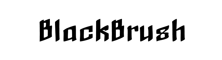 Black Brush  font caratteri gratis