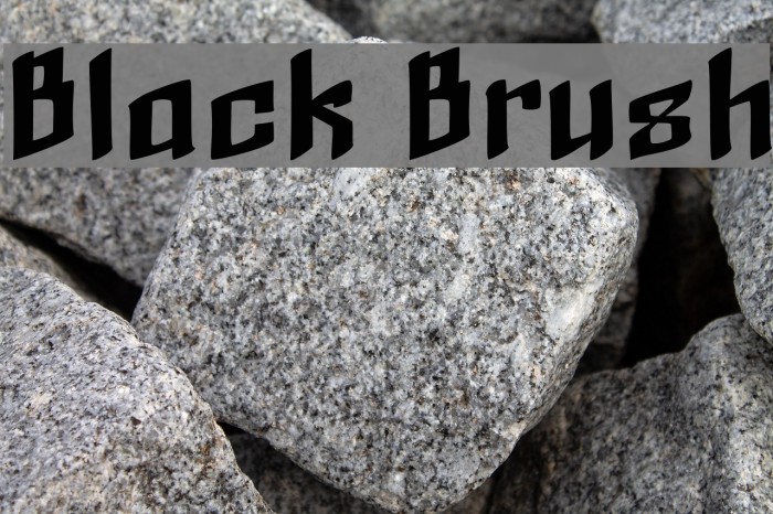 Black Brush Example 1