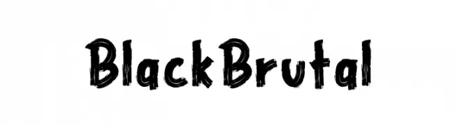 Black Brutal  Descarca Fonturi Gratis