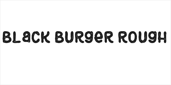 Black Burger Rough Logo