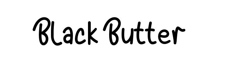 Black Butter  Frei Schriftart Herunterladen