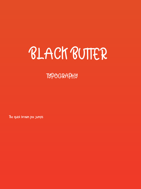 Black Butter Poster
