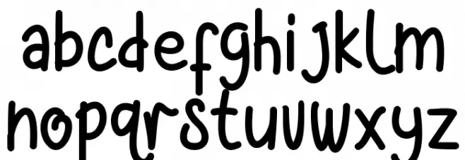 Black Butter फ़ॉन्ट लोअरकेस