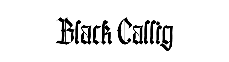 Black Callig  Fuentes Gratis Descargar