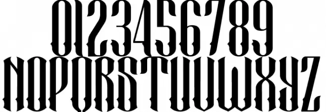 Black Cameo Demo Regular Font OTHER CHARS