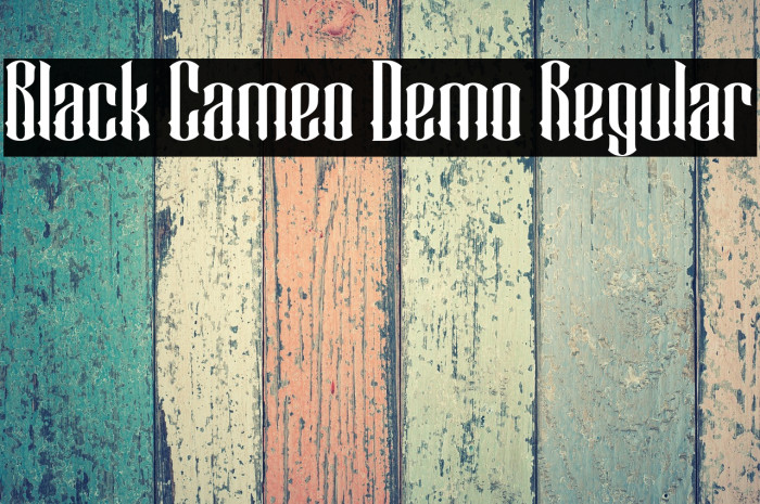 Black Cameo Demo Regular Example 3